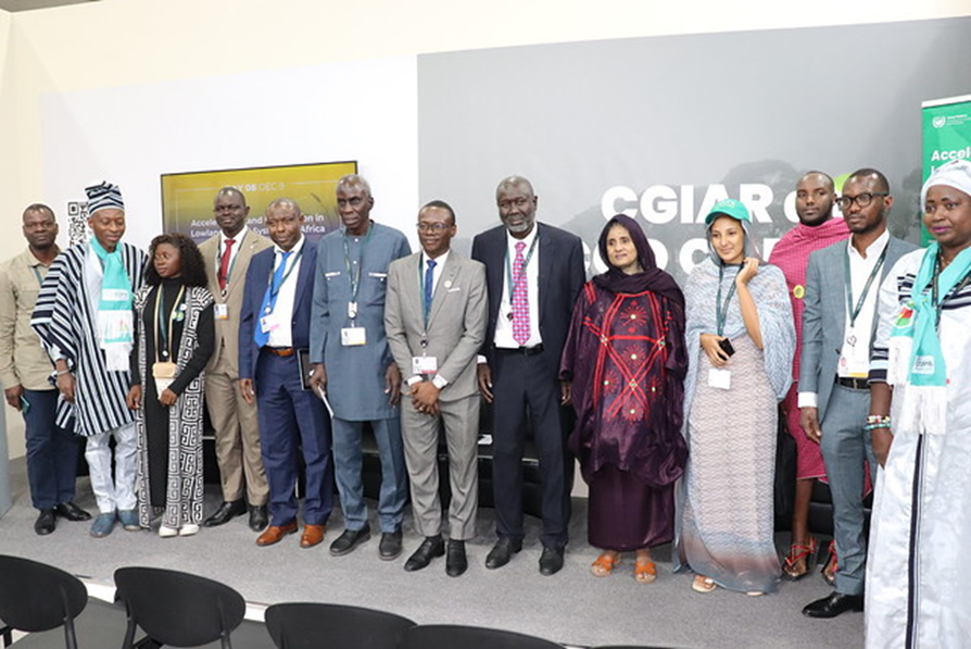 Participants during the side event at the Food and Agriculture Pavilion. (Credit: AfricaRice)